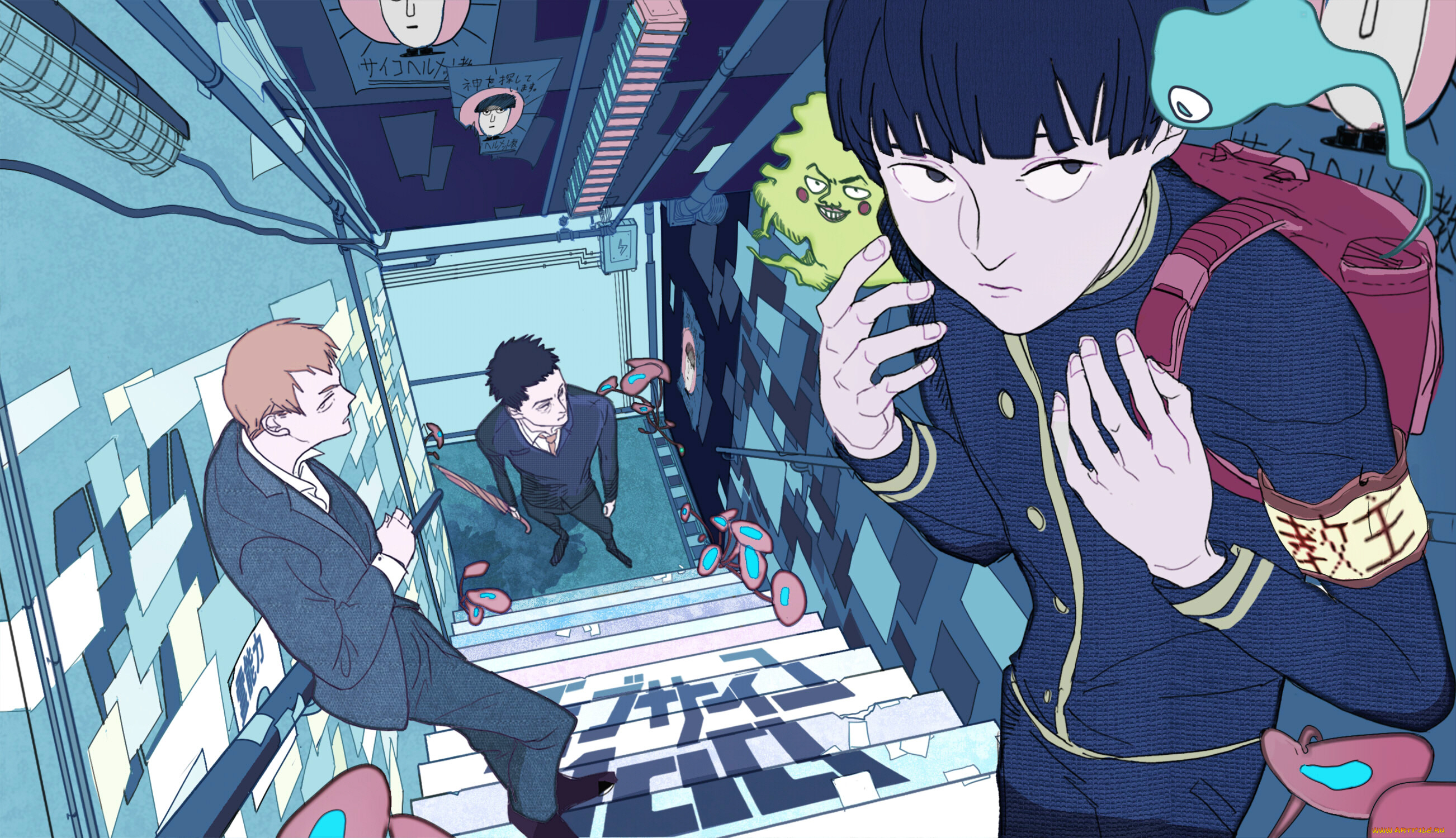 , mob psycho 100, , , 100